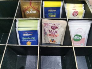 für alle gängigen Teebeutel geeignet
